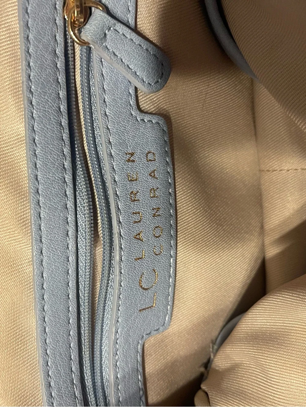 LC Lauren Conrad compact leatherette
